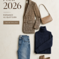 Tendances mode pour 2026 avec des tenues modernes et élégantes.