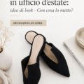 Femme élégamment habillée pour le bureau en été avec une robe légère et des accessoires assortis.