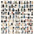 Dix pièces de vêtements élégants disposées sur un mannequin, illustrant la polyvalence de la mode.