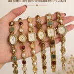 Femme portant un accessoire classique tendance pour 2024