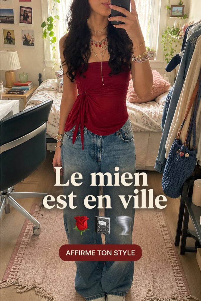 Décoration de fête urbaine chaleureuse avec des éléments tendance
