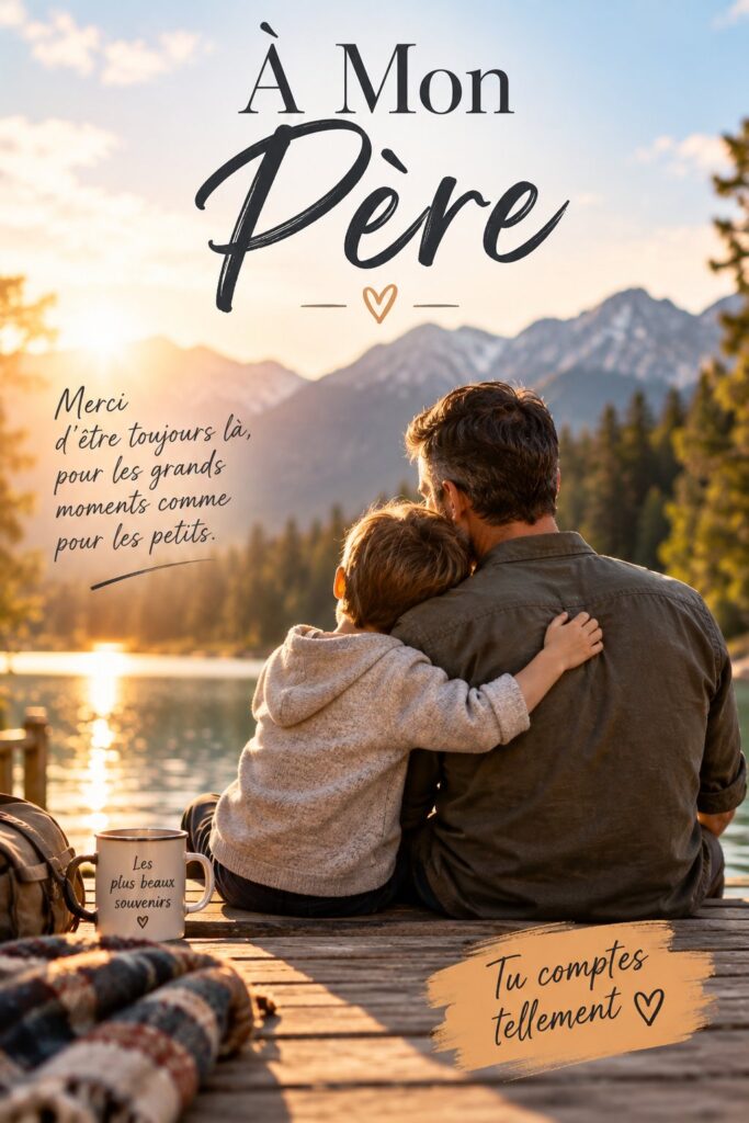 Cadeaux touchants pour la fête des pères, des choix variés et personnels.