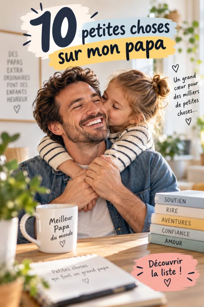 Une belle sélection d'idées de cadeaux créatifs et simples pour papa.