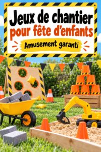 Des enfants jouant à des jeux de construction lors d'une fête