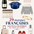 Collage d'articles de marques françaises emblématiques pour un style chic