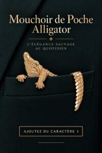 Mouchoir en métal élégant sur fond stylisé