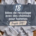 Image inspirante d'une transformation de chemise en objet déco unique