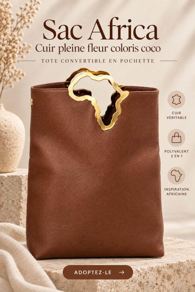 Sac en cuir convertible en pleine lumière, élégance et pratique réunies.