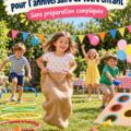 Animations de jardin colorées pour un anniversaire d'enfant