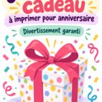Jeu de passez le prix pour anniversaire, rassemblant des amis autour d'une table.