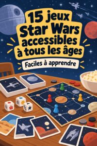 Des enfants s'amusant avec des jeux Star Wars lors d'une fête.